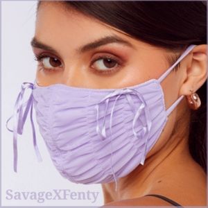 Purple Lavender Xtra Ruched Face Mask